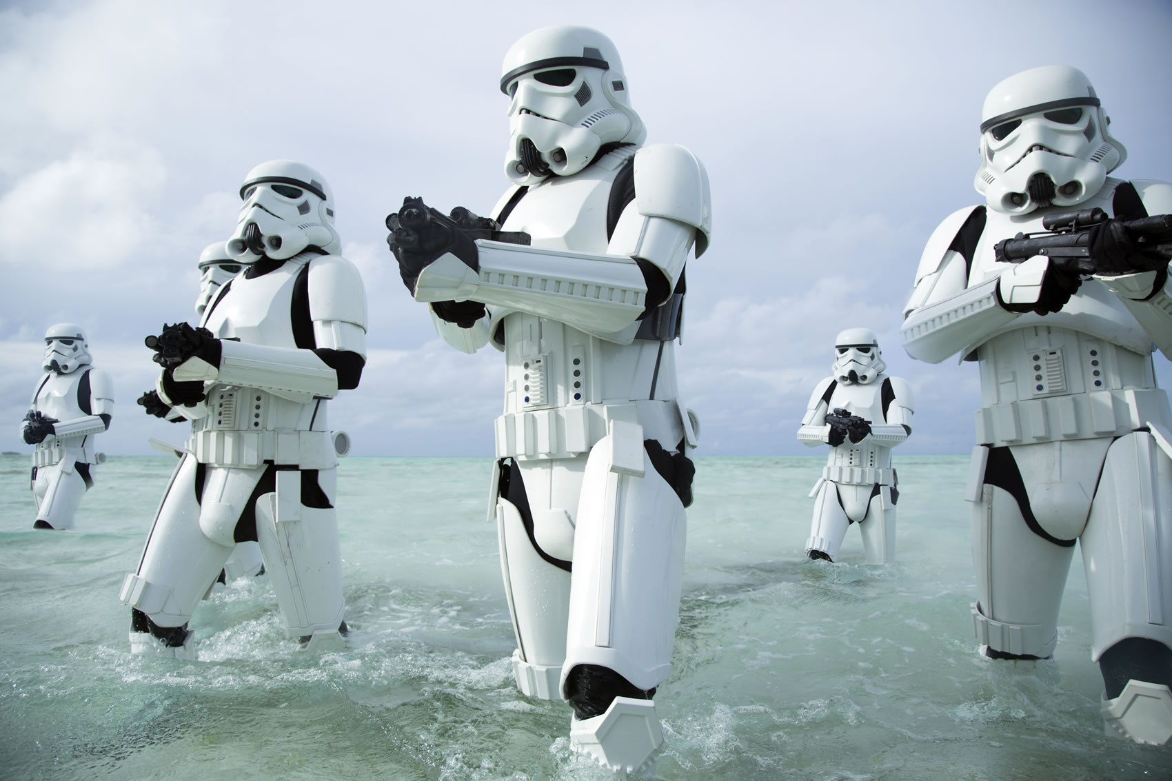 Rogue One: A Star Wars Story..Stormtroopers..Ph: Jonathan Olley..©Lucasfilm LFL 2016. Copyright: 2015 Lucasfilm Ltd. & ™, All Rights Reserved.