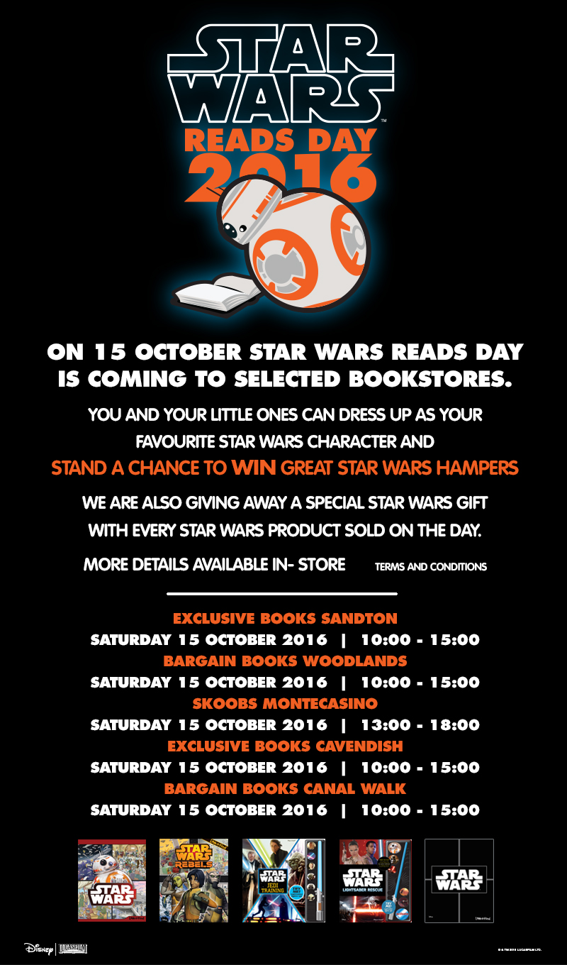 Star Wars Reads 2016 Copyright: Lucasfilm Ltd. & ™, All Rights Reserved
